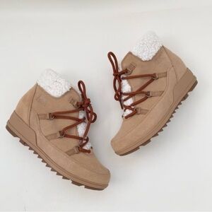 Sorel Suede Evie II Wedge Bootie